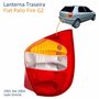 Lanterna Fiat Palio G2 2001 Até 2004 Tricolor Carcaça Vermelha Lado Direito Passageiro