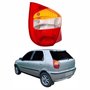 Lanterna Fiat Palio G2 2001 Até 2004 Tricolor Carcaça Vermelha Lado Esquerdo Motorista