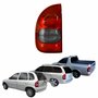 Lanterna Gm Corsa Hatch Pickup Wagon 2000 Até 2003 Fumê 04 Portas Lado Esquerdo Motorista