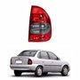 Lanterna Gm Corsa Sedan 2000 Até 2010 Bolha 4 Portas Bicolor Fumê Lado Direito Passageiro