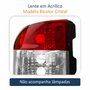 Lanterna Gm Montana 2011 até 2019 Bicolor Lado Esquerdo Motorista