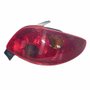Lanterna Peugeot 206 2004 Até 2009 Toda Vermelha Lado Direito Passageiro
