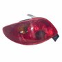 Lanterna peugeot 206 2004 Até 2009 Toda Vermelha Lado Esquerdo Motorista