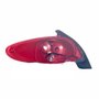 Lanterna Peugeot 207 Hatch 2008 Até 2016 Bicolor Cristal Grade da Ré Vermelha Lado Direito Passageiro