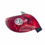 Lanterna Peugeot 207 Hatch 2009 Até 2015 Bicolor Cristal Grade da Ré Vermelha Lado Esquerdo Motorista