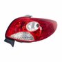 Lanterna peugeot 207 Sedan 2009 Até 2015 Bicolor Cristal Grade da Ré Cromada Lado Direito Passageiro
