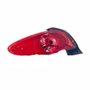 Lanterna peugeot 207 Sedan 2009 Até 2015 Bicolor Cristal Grade da Ré Cromada Lado Direito Passageiro