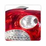 Lanterna peugeot 207 Sedan 2009 Até 2015 Bicolor Cristal Grade da Ré Cromada Lado Direito Passageiro