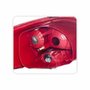 Lanterna peugeot 207 Sedan 2009 Até 2015 Bicolor Cristal Grade da Ré Cromada Lado Direito Passageiro