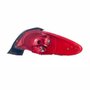Lanterna Peugeot 207 Sedan 2009 Até 2015 Bicolor Cristal Grade da Ré Cromada Lado Esquerdo Motorista