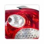 Lanterna Peugeot 207 Sedan 2009 Até 2015 Bicolor Cristal Grade da Ré Cromada Lado Esquerdo Motorista