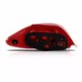 Lanterna Peugeot 307 Hatch 2007 Até 2012 Toda Vermelha Lado Esquerdo Motorista