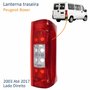 Lanterna Peugeot Boxer 2003 Até 2017 Bicolor Lado Direito Passageiro