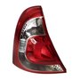 Lanterna Renault Clio 2013 Até 2016 Bicolor Cristal Carcaça Vermelha Lado Esquerdo Motorista