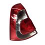Lanterna Renault Clio 2013 Até 2016 Bicolor Cristal Carcaça Vermelha Lado Esquerdo Motorista