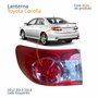 Lanterna Traseira Toyota Corolla 2012 2013 2014 Sem Led Canto Lado Esquerdo Motorista