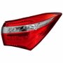 Lanterna Traseira Toyota Corolla 2015 2016 2017 Canto Bicolor Com Led Lado Direito Passageiro