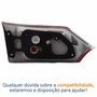 Lanterna Traseira Toyota Corolla 2015 2016 2017 Tampa Bicolor Sem Led Lado Direito Passageiro