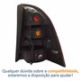 Lanterna Traseira Toyota Fielder 2003 Até 2008 Tampa Curvada Lado Esquerdo Motorista