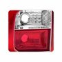Lanterna Toyota Hilux Srv 2016 2017 2018 2019 Bicolor Cristal com Luz Ré com Luz Neblina Lado Esquerdo Motorista