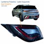 Lanterna Traseira Byd Dolphin 2023 2024 Com Led Lado Esquerdo Motorista