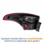 Lanterna Traseira Canto Hyundai Hb20 Hatch 2012 Até 2015 Fumê Lado Direito Passageiro