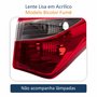 Lanterna Traseira Canto Hyundai Hb20 Hatch 2012 Até 2015 Fumê Lado Direito Passageiro