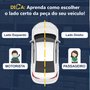 Lanterna Traseira Canto Jeep Compass 2022 Até 2024 TYC Com Led Lado Direito Passageiro