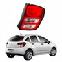 Lanterna Traseira Citroen C3 2013 até 2021 Canto Bicolor Cristal Lado Direito Passageiro
