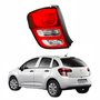 Lanterna Traseira Citroen C3 2013 até 2021 Canto Bicolor Cristal Lado Esquerdo Motorista