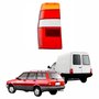 Lanterna Traseira Fiat Fiorino Elba 1986 Até 2004 Tricolor Lado Esquerdo Motorista