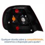 Lanterna Traseira Fiat Siena G3 2004 Até 2007 Canto Âmbar Lado Direito Passageiro
