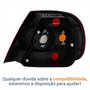 Lanterna Traseira Fiat Siena G3 2004 Até 2007 Canto Âmbar Lado Esquerdo Motorista