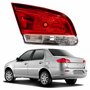 Lanterna Traseira Fiat Siena G4 2008 Até 2013 Tampa Bicolor Lado Esquerdo Motorista