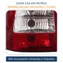 Lanterna Traseira Fiat Strada 2005 Até 2008 Bicolor Lado Esquerdo Motorista