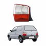 Lanterna Traseira Fiat Uno 2004 Até 2011 Bicolor Cristal Lado Esquerdo Motorista