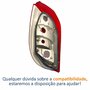 Lanterna Traseira Ford Ka 2002 Até 2007 Bicolor Ré Cristal Lado Direito Passageiro
