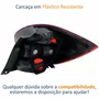 Lanterna Traseira Ford Ka Hatch 2015 Até 2018 Bicolor Cristal Lado Esquerdo Motorista