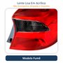 Lanterna Traseira Ford Ka Hatch 2019 Até 2023 Fumê Lado Direito Passageiro