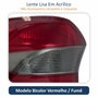 Lanterna Traseira Ford Ka Sedan 2019 Até 2023 Fumê Lado Esquerdo Motorista
