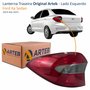 Lanterna Traseira Ford Ka Sedan 2019 Até 2023 Original Arteb Fumê Lado Esquerdo Motorista
