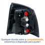 Lanterna Traseira Gm Astra Hatch 1999 Até 2002 Bicolor Cristal Lado Esquerdo Motorista