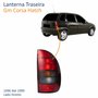 Lanterna Traseira Gm Corsa Hatch 4 Portas 1996 Até 1999 Fumê Lado Direito Passageiro