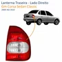 Lanterna Traseira Gm Corsa Sedan Classic 2000 Até 2010 Bicolor Cristal Lado Direito Passageiro