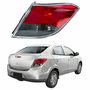 Lanterna Traseira Gm Prisma 2013 Até 2016 Bicolor Fumê Lado Direito Passageiro