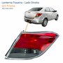 Lanterna Traseira Gm Prisma 2013 Até 2016 Bicolor Fumê Lado Direito Passageiro