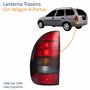Lanterna Traseira Gm Wagon 4 Portas 1996 Até 1999 Fumê Lado Esquerdo Motorista