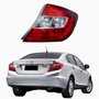 Lanterna Traseira Honda Civic 2012 2013 2014 2015 2016 Canto Bicolor Lado Direito Passageiro