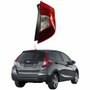 Lanterna Traseira Honda Fit 2018 2019 2020 2021 Bicolor Cristal Com Led Lado Direito Passageiro