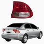 Lanterna Traseira Honda New Civic 2007 2008 2009 2010 2011 Canto Bicolor Lado Direito Passageiro